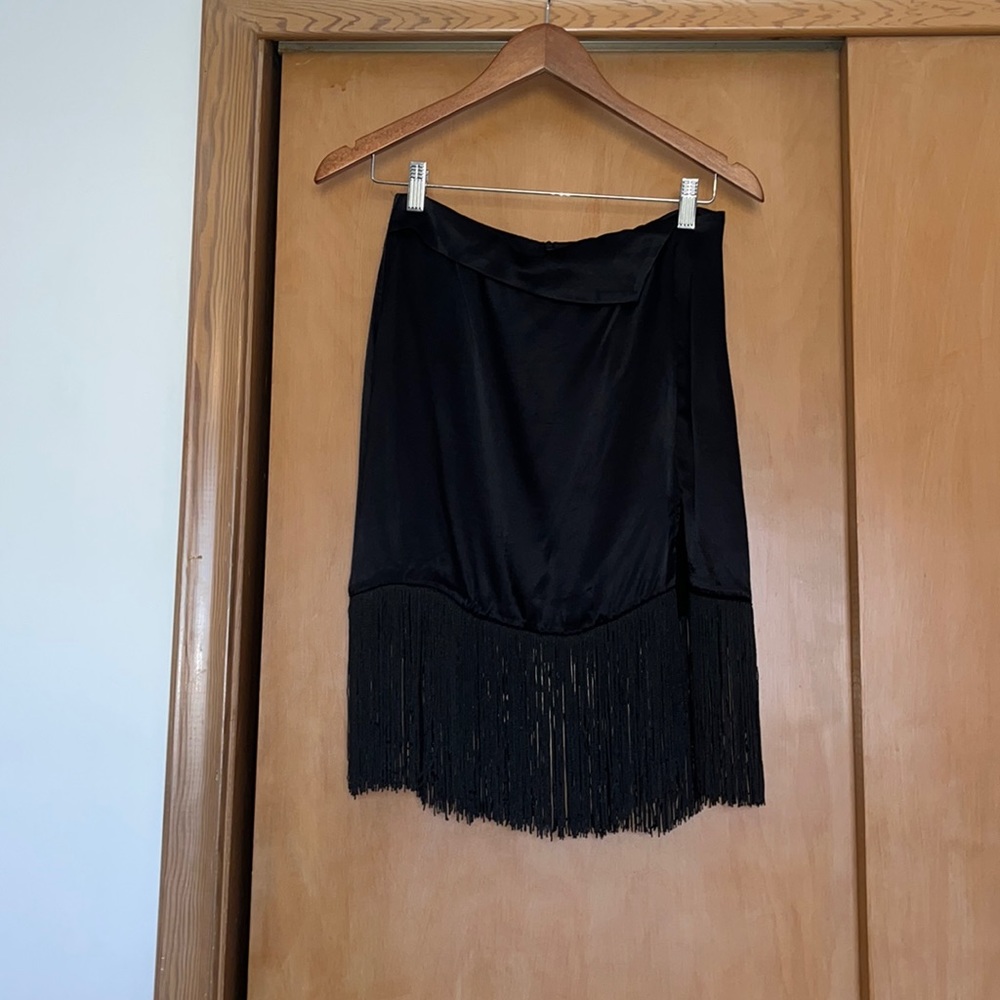Zara fringe skirt